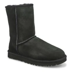 UGG Women's Classic Short II Sheepskin Boot - -Englins Fine Footwear Store 1016223 BLK XXX 2