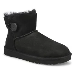 UGG Women's Mini Bailey Button II Boot - Ches -Englins Fine Footwear Store 1016422 BLK XXX 1