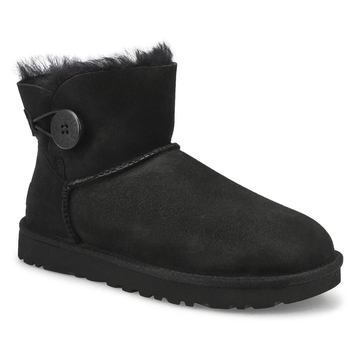 UGG Women's Mini Bailey Button II Boot - Blac 3 UGG Women's Mini Bailey Button II Boot - Blac