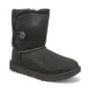 UGG Girl's Bailey Button II Sheepskin Boot - -Englins Fine Footwear Store 1017400K BLK XXX