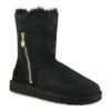 UGG Women's Bailey Zip Short Boot - Black 2 UGG Women's Bailey Zip Short Boot - Black -Englins Fine Footwear Store 1112480 BLK XXX