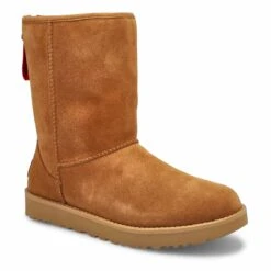 UGG Women's Classic Short Logo Zip Boot