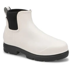 UGG Women's Droplet Chelsea Rain Boot - Black 10 UGG Women's Droplet Chelsea Rain Boot - Black -Englins Fine Footwear Store 1130831 WHT XXX