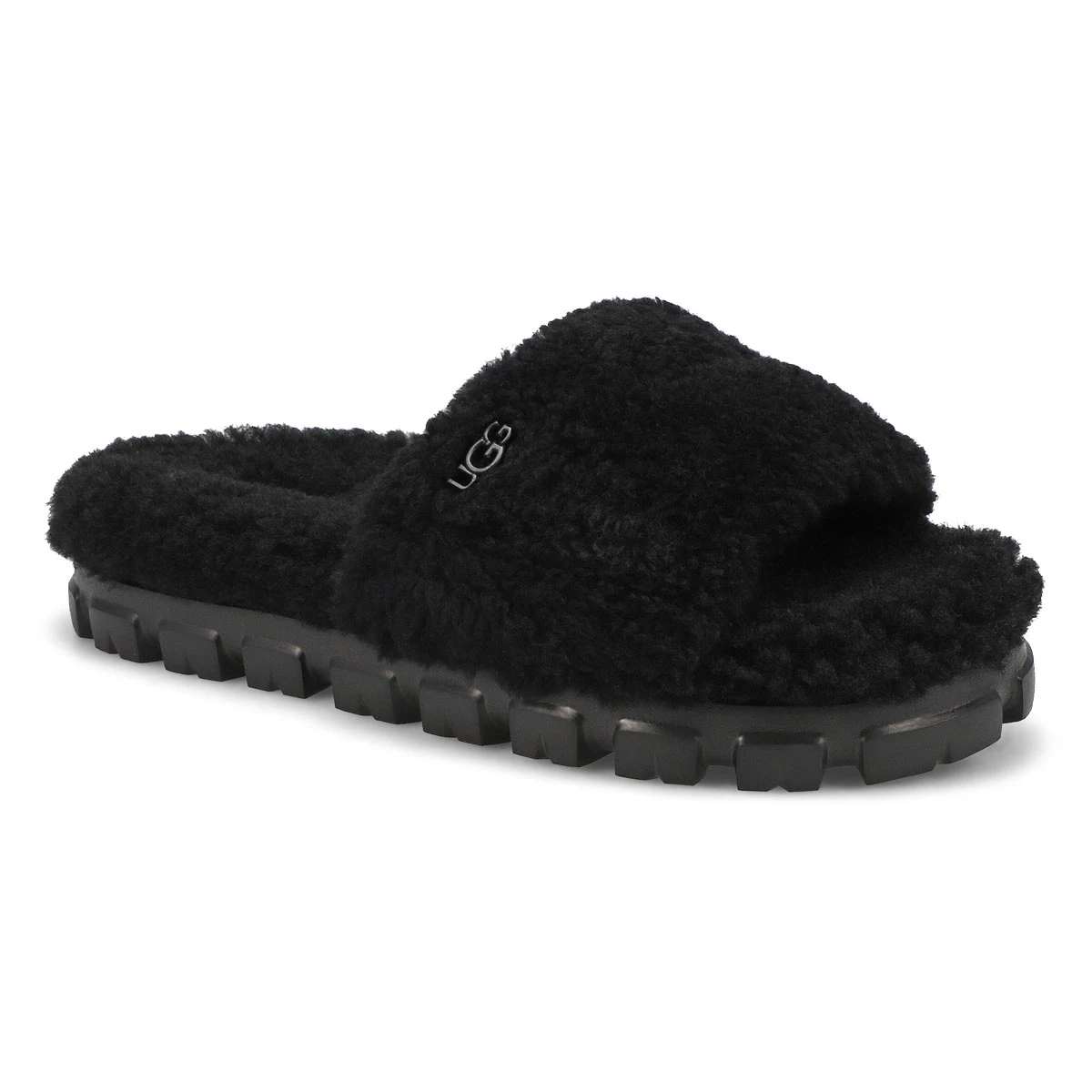 UGG Women's Cozetta Curly Slipper -Black 3 UGG Women's Cozetta Curly Slipper -Black