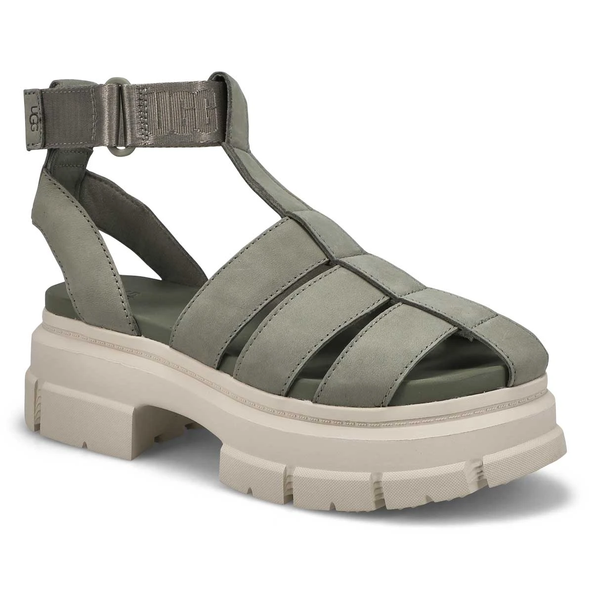 UGG Women's Ashton Strappy Sandal - Moss Gree 3 UGG Women's Ashton Strappy Sandal - Moss Gree