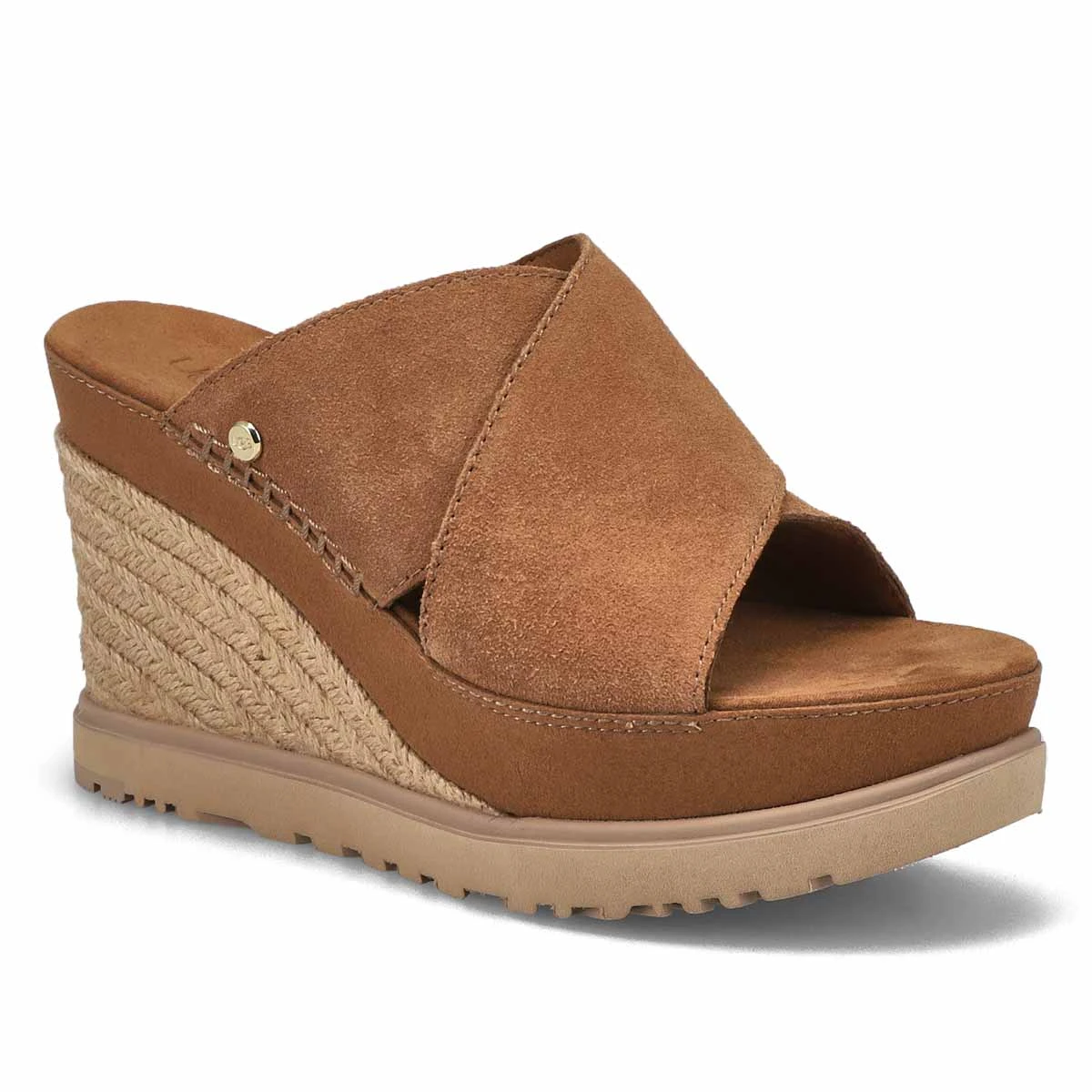 UGG Women's Abbot Slide Wedge Sandal - Chestn 3 UGG Women's Abbot Slide Wedge Sandal - Chestn