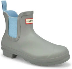 Hunter Women's Original Chelsea Boot 14 Hunter Women's Original Chelsea Boot -Englins Fine Footwear Store hunter womens original chelsea boot tundra grey blue frost wfs2078rma tbf 10631.1637277668