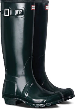 Hunter Women's Original Tall Gloss Rain Boot -Englins Fine Footwear Store hunter womens original tall gloss ocean wft1000rgl ocn 51270.1536967724