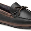 Johnston & Murphy Cort Shearling Slipper 2 Johnston & Murphy Cort Shearling Slipper -Englins Fine Footwear Store johnston murphy mens cort shearling slipper black brown full grain shearling 25 6597 41581.1632160079