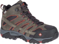 Merrell Men's Moab Vertex Mid Waterproof Comp Toe -Englins Fine Footwear Store merrell mens moab vertex mid waterproof comp toe work boot j11515 81289.1605230455