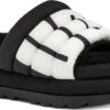 UGG Women's Maxi Slide Logo -Englins Fine Footwear Store ugg womens maxi slide logo black 1127067 blk 44576.1646263363