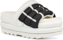 UGG Women's Maxi Slide Logo -Englins Fine Footwear Store ugg womens maxi slide logo white 1127067 wht 61268.1646263363